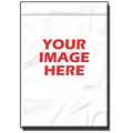 12"x18" Custom Printed Flag (3 Color Print on White Fabric)